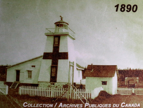 Premier phare de Matane en 1890